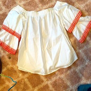 off the shoulder top